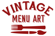 Vintage Menu Art