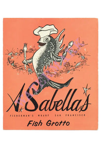 A. Sabella’s San Francisco 1959 Vintage Americana Menus