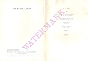 Air Afrique, Diatta Seck Inflight Menu Art 1980s