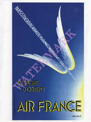 Air France Concorde, New York-Paris 1980 Menu Design