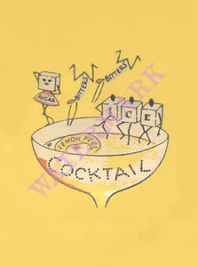Alexander Cocktail 1930s Matchbook Cover 