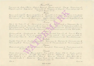 Au Cochon D'Or, Paris 1950s Menu