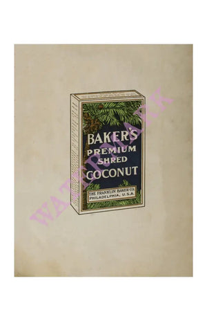 Baker's Coconut Recipes, 1914