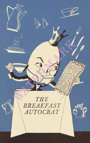 Blue Breakfast Autocrat, Hotel New Yorker, New York, 1950s