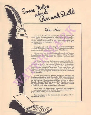 Bob Reuben's Pen and Quill, Manhattan Beach 1960s