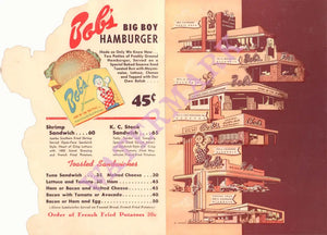 Bob's Big Boy, California 1950s Locations