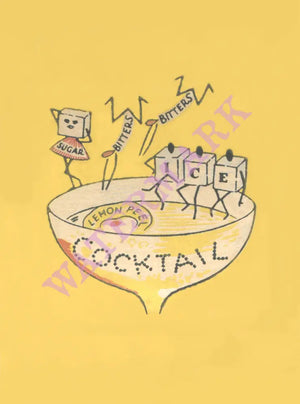 Alexander Cocktail 1930s Matchbook Cover 