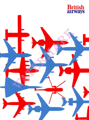 British Airways Return To Inverness Airport Luncheon, 1974 Menu Art