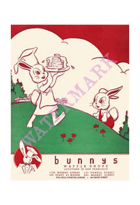 Bunny's Waffle House, San Francisco 1930s