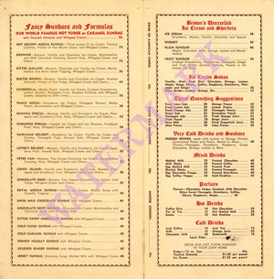 C.C. Brown, Hollywood 1950s Menu