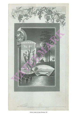 Cameron House, La Crosse, Wisconsin, Thanksgving Dinner 1881