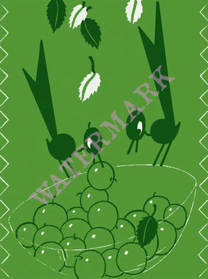 Canary Cottage, Lexington 1930s menu art