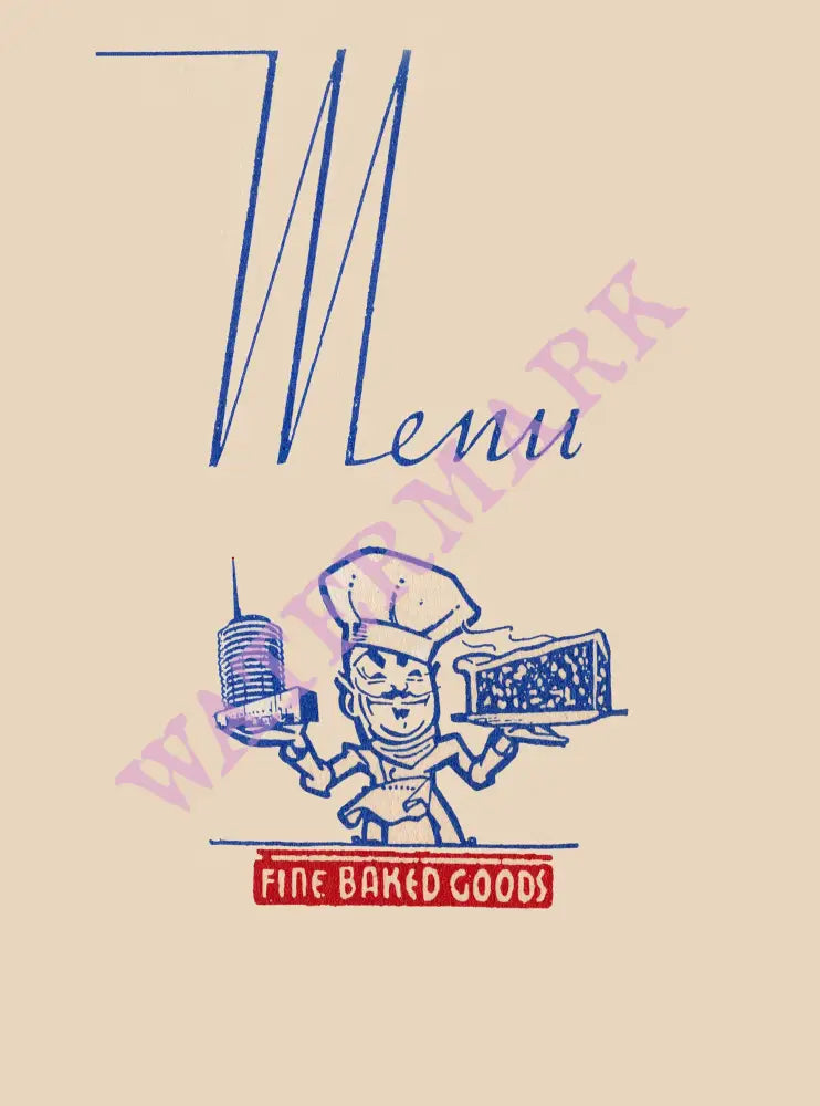 Vintage Los Angeles Menu Art Rescued by Love Menu Art – Page