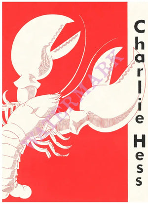 Charlie Hess, Bala Cynwyd 1956 Menu Art