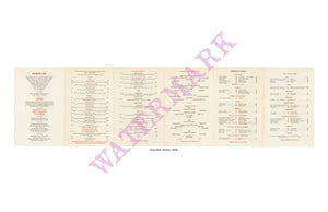 Chopstick, Boston, 1950s Vintage Menu Interior