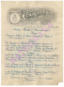 Claridge's, London, December 1898