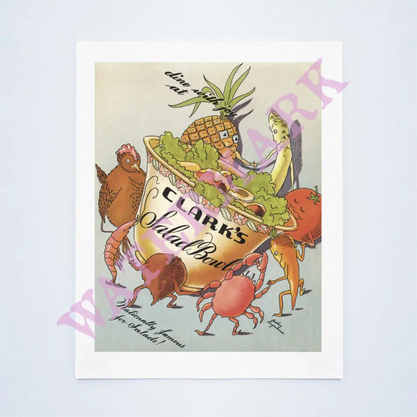 Clark's Salad Bowl, Seattle 1943