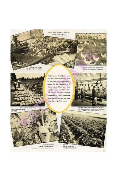 Clark's Salad Bowl, Seattle 1943