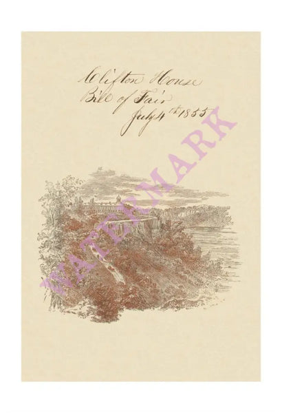 Clifton House, Niagara Falls, 1855
