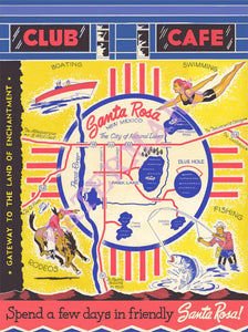Club Cafe, Santa Rosa NM Menu Art