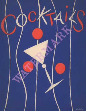 Cocktails, La Guardia Airport 1940 by Laszlo Matulay Mernu Design