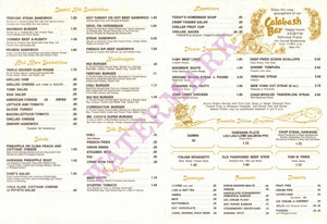 Coco's Coffee House, Hawaii 1980s | Vintage Menu Art - food menu