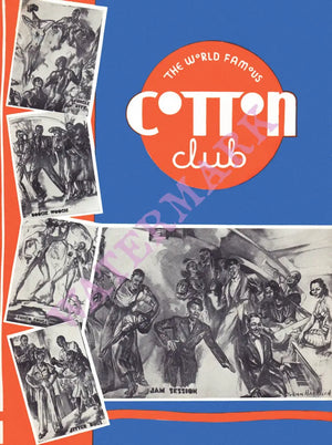 Cotton Club, New York 1930s Menu Art