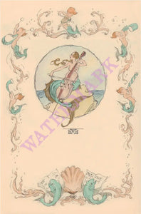 Cunard White Star Music Menu #2 , Alistair K MacDonald 1930s | Vintage Menu Art - menu cover