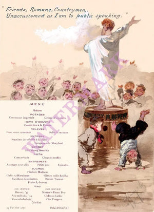 Delmonico's New York 1878 Henry B. Voigt Collection