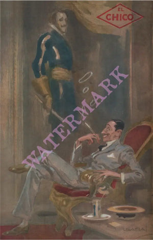 El Chico, New York 1939 Luiz Usabal y Hernandez Menu Art