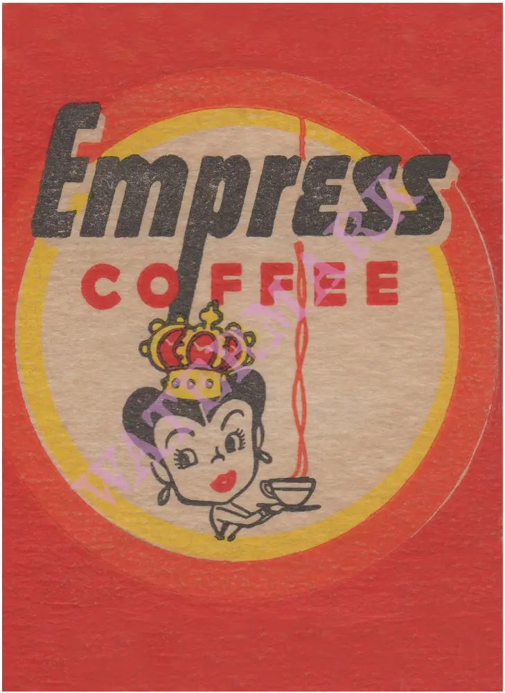 Empress Coffee 1940s WW2 Era