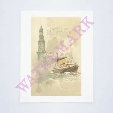 Express-Steamer Fürst Bismarck 1899