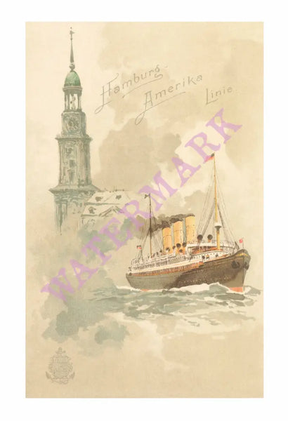 Express-Steamer Fürst Bismarck 1899