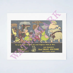 Fable Restaurant, Hotel Drake - Wiltshire, San Francisco 1948