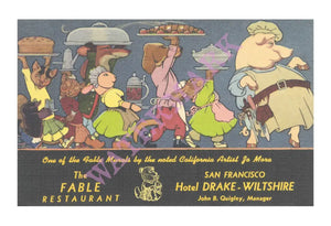 Fable Restaurant, Hotel Drake - Wiltshire, San Francisco 1948