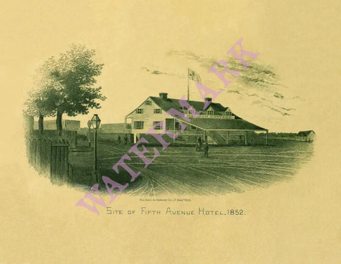 Fifth Avenue Hotel, Madison Cottage Cover, New York (circa)1900