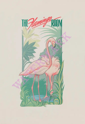 Flamingo Room, Las Vegas 1986 | Vintage Menu Art - cover
