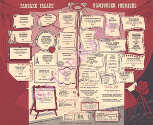 Flicker Room, Los Angeles Airport 1966 Menu