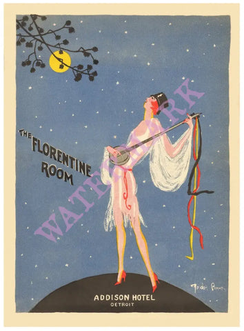 Florentine Room, Addison Hotel, Detroit 1930s