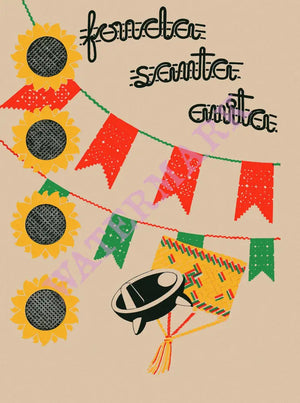 Fonda Santa Anita, Mexico City 1948 Menu Art