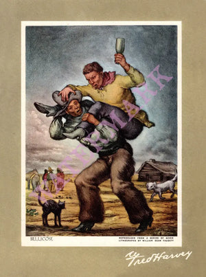 Fred Harvey El Tovar Hotel, Grand Canyon 1970 Menu Art