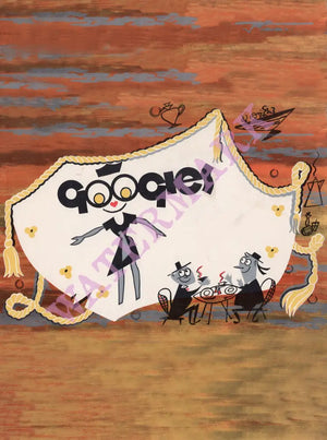 Googies Coffee Shop, Los Angeles 1959 Menu Art