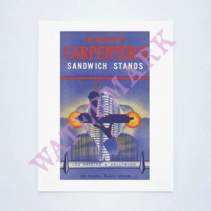 Harry Carpenter's Sandwich Stands Hollywood 1942