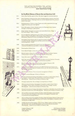 Harry's Bar, Florence 1990s