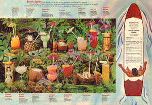 Hawaii Kai, New York 1970s Tiki Menu
