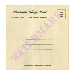 Hawaiian Village Hotel Pupu Bar, Waikiki, 1950s