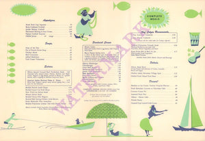 Hawaiian Village Hotel Room Service , Waikiki 1970s Stanley Stubenberg Menu 