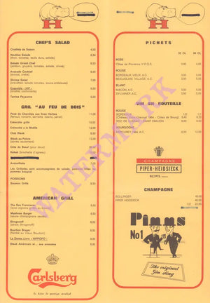 Hippopotamus, Paris 1970s