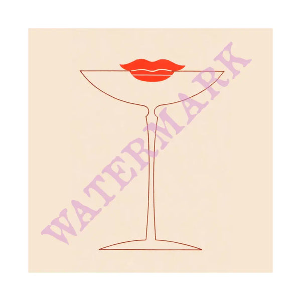 Cocktail Kiss 8x8" & 12x12" prints available