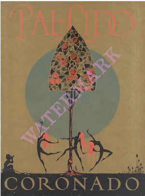 Hotel Coronado, St Louis 1925s Prohibition Menu